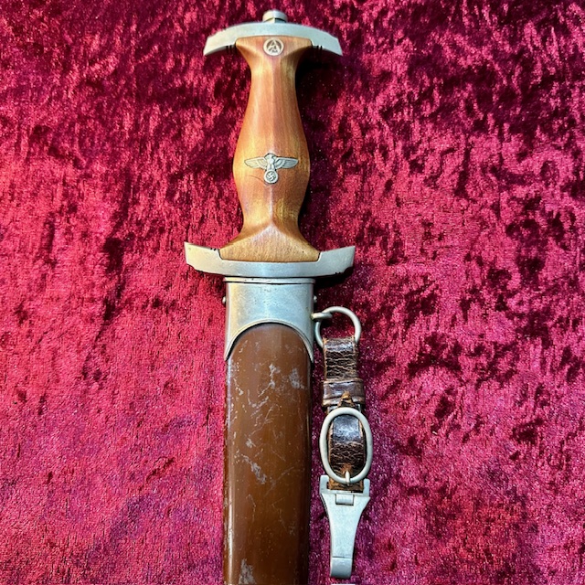 Ref: 5741 - WW2 SA Erased Ernst Röhm Dagger and Hanger.